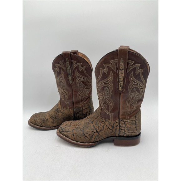 Dan Post Men\'s Elephant Print Western Performance Boots Broad Square Toe 9.5D main image 4